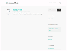 Tablet Screenshot of mgigmedia.com